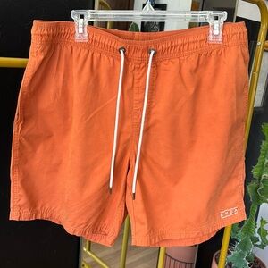 RVCA Orange Swim Trunks (217)